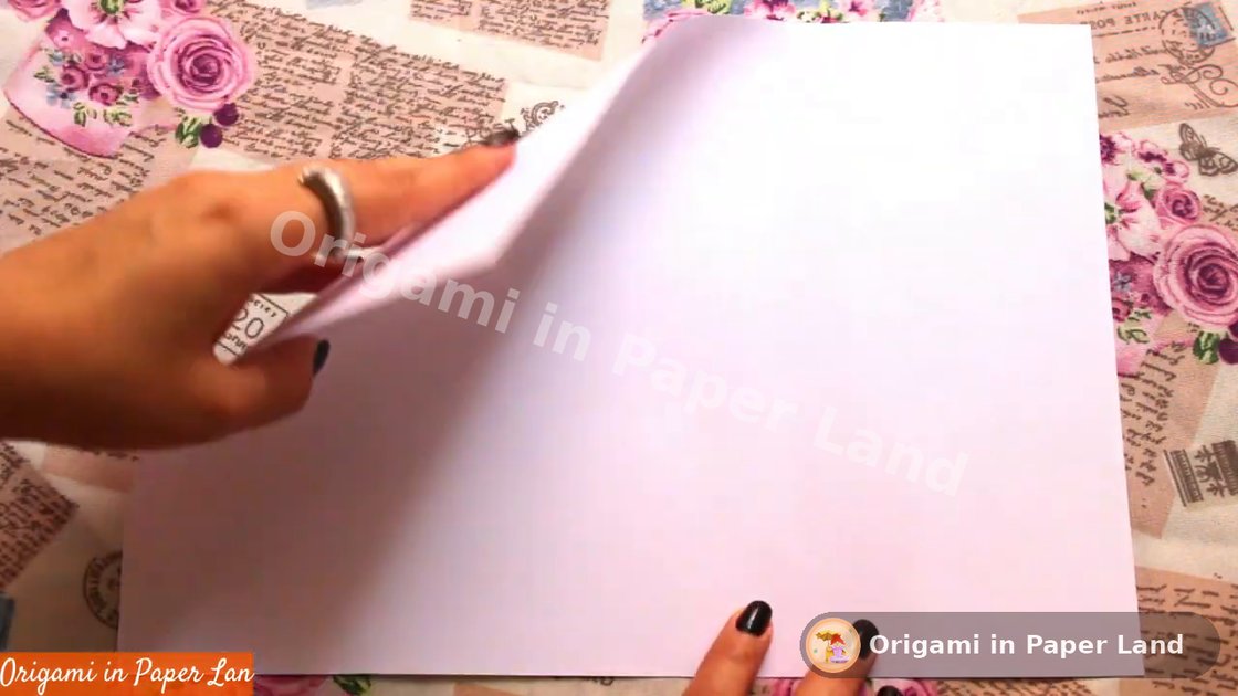 Paper claws, step 1