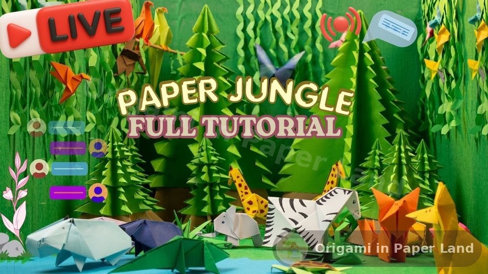 Fold the Paper Jungle with me