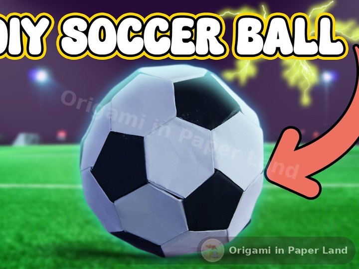 Origami soccer ball