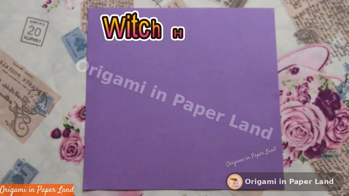 Witch hat, step 1